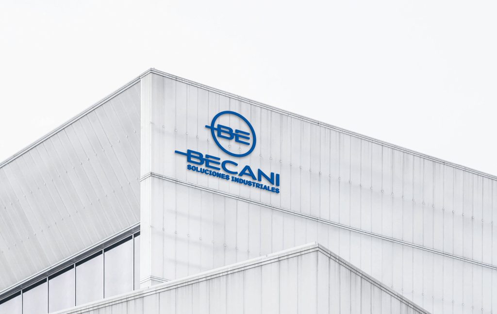 Diseño branding y logotipo Becani Soluciones Industriales