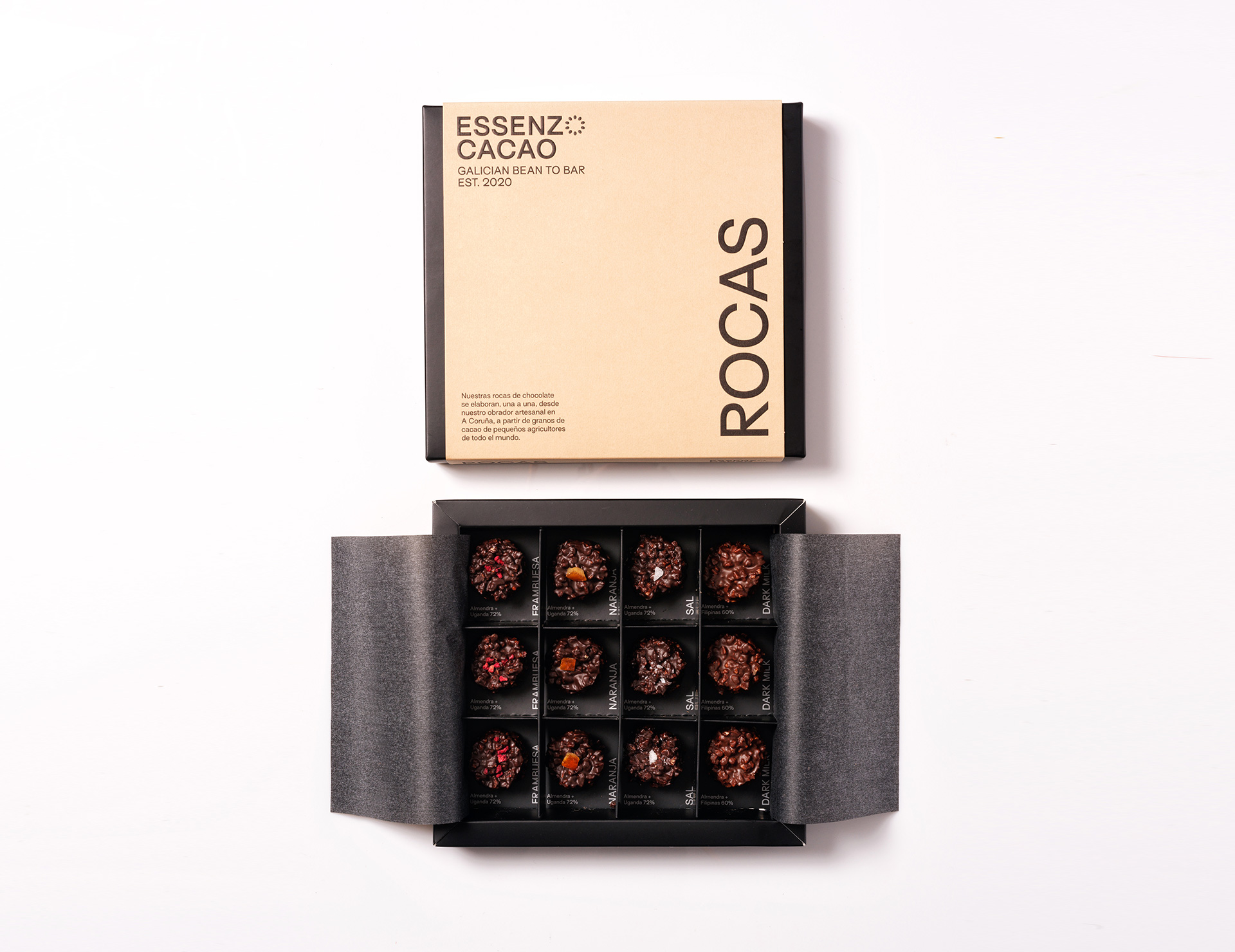 Essenzo Cacao packaging design06 Diseño packaging Essenzo Cacao