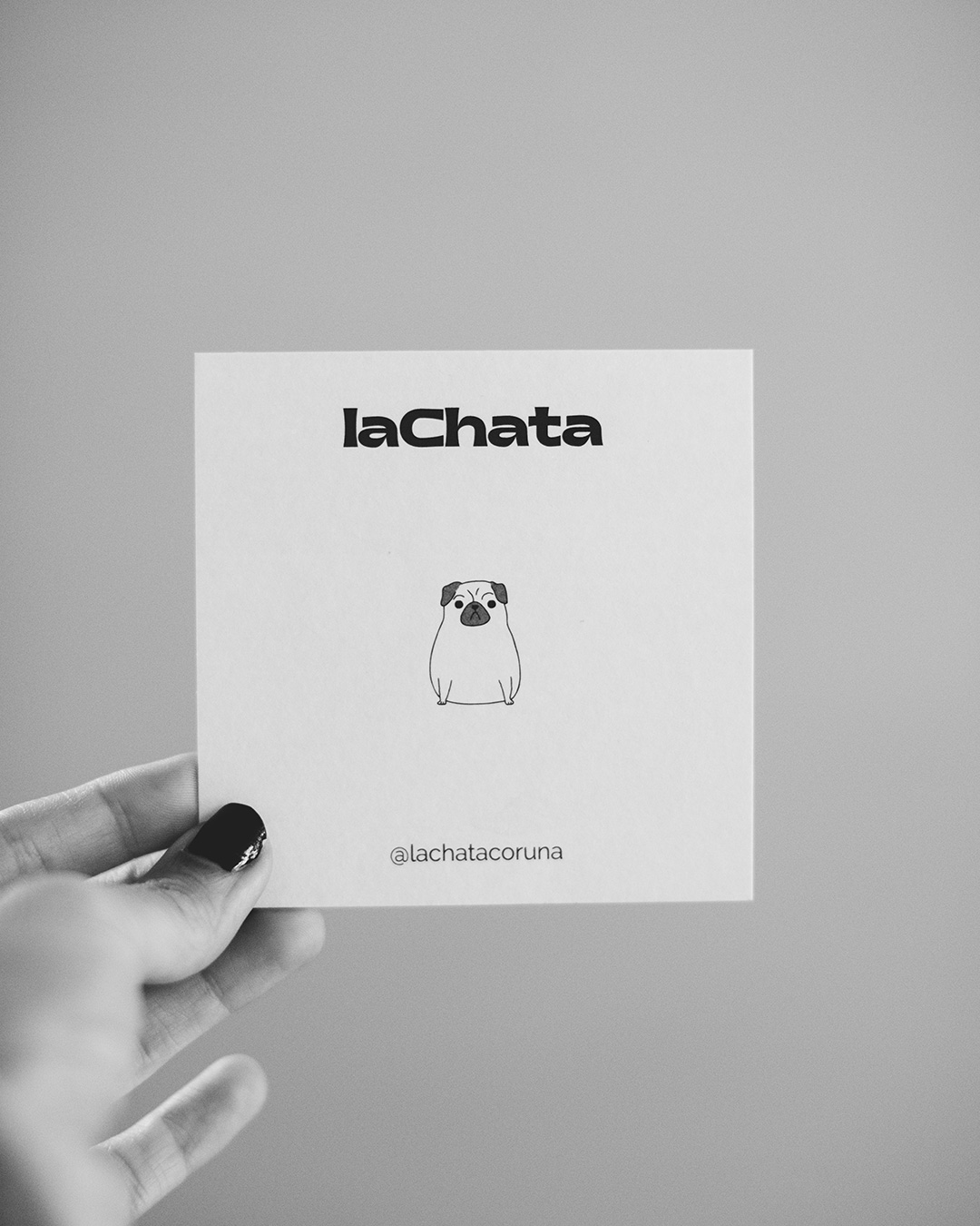 Diseño marca logotipo restaurante La Chata