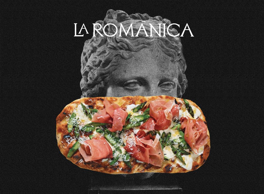 Diseño marca restaurante La Románica