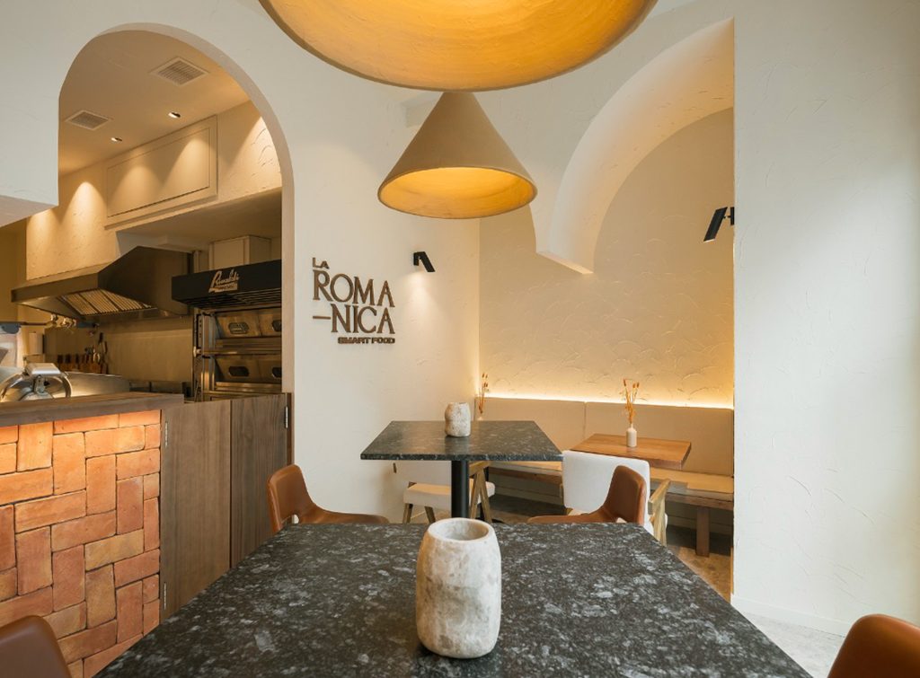 Diseño marca restaurante La Románica