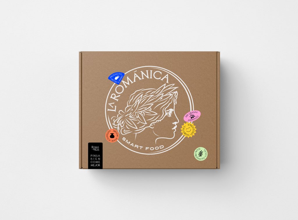 Diseño packaging restaurante La Románica