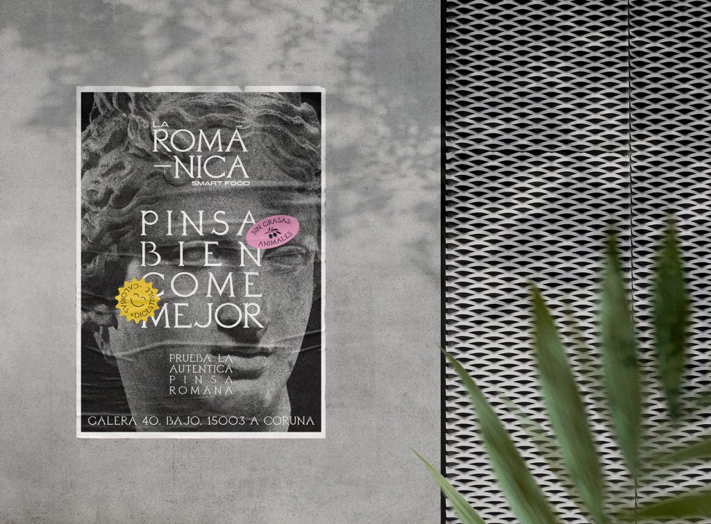 Diseño marca restaurante La Románica