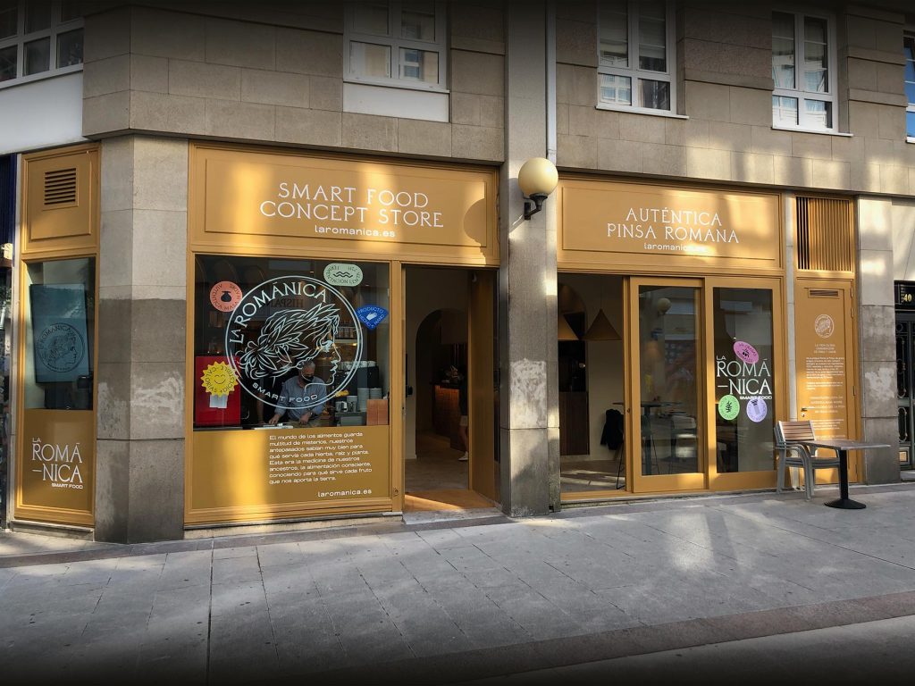 Diseño marca restaurante La Románica