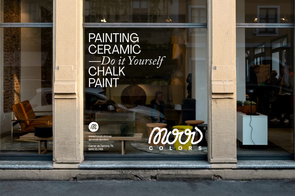 Diseño marca pintura y cerámica Mood Colors Barcelona