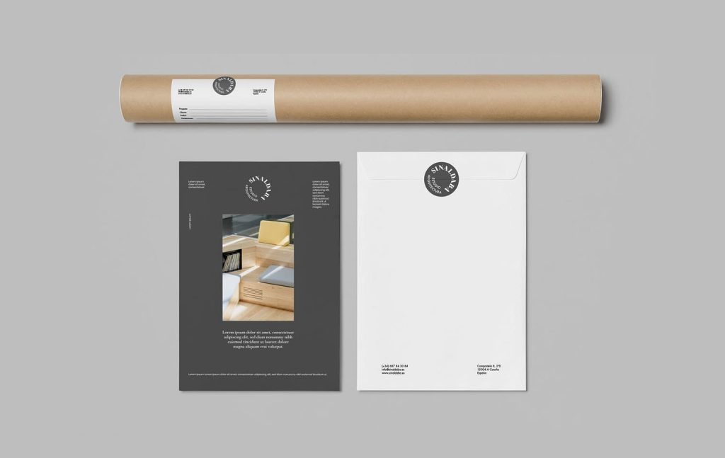 Diseño branding estudio arquitectura Sinaldaba