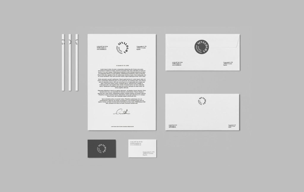 Identidad visual Sinaldaba Estudio de Arquitectura